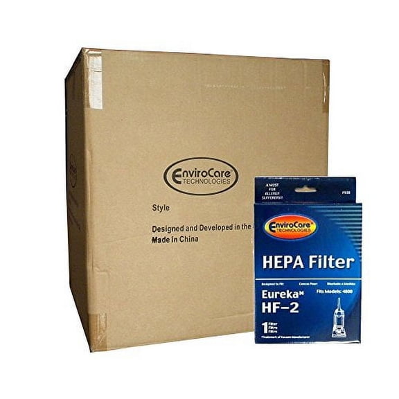 1/2 Case (30 pkgs) Compatible with Eureka HF2 HEPA Pleated Vacuum Filters Ultra Smart Boss Omega