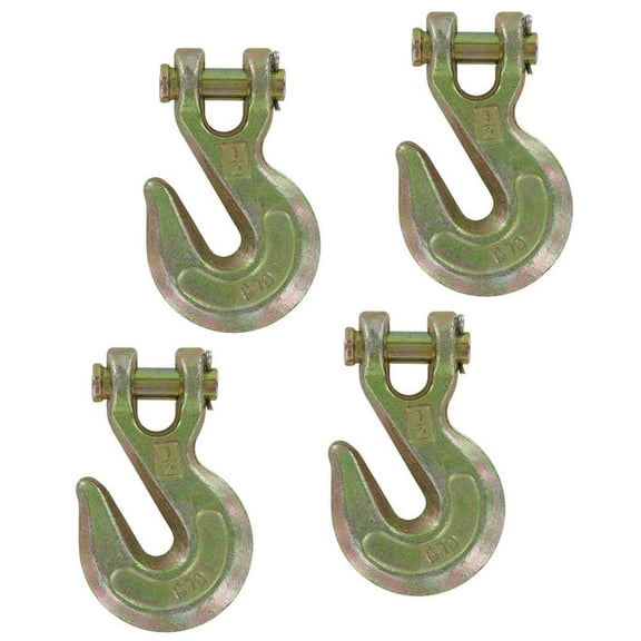 1/2" Clevis Grab Hook - Grade 70 - 4 Pack