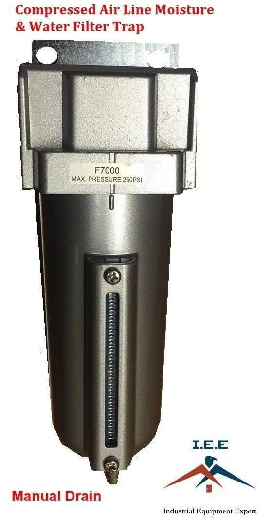 1/2" Compressed Air Line Moisture & Water Filter Trap Air Compressor F704 New