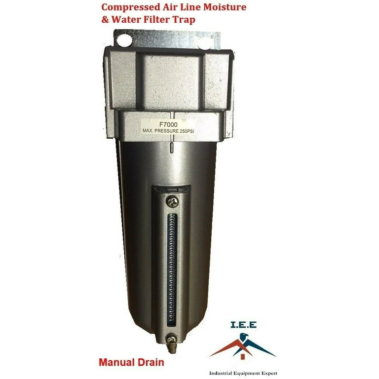 Air line outlet moisture filter