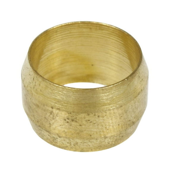 1/2" Compression Sleeve Solid Brass Ferrule for 1/2" Compression Tubing 60F