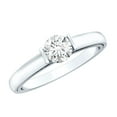 thumbnail image 1 of Rosec Jewels 1/2 Ct Lab Diamond Promise Ring, EF-VS Quality - With Jewelry Box, 14K White Gold, US 8.00, 1 of 8