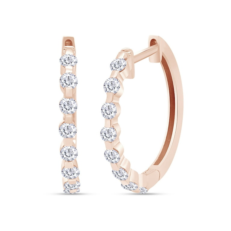 LADIES BANGLE 0.50CT ROUND DIAMOND 10K ROSE GOLD LADIES BANGLE 0.50CT ROUND DIAMOND 10K ROSE GOLD