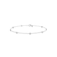 thumbnail image 1 of 1/2 Cttw Moissanite Station Bracelet for Women 14K White Gold Plated Silver Classic Bracelet Jewelry Gift for Her Size 10, 1 of 6