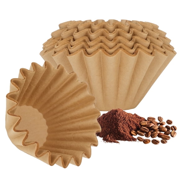 DTFMZOV 1-2 Cup Small Coffee Filters,250 Count Basket Coffee Filter, Disposable Unbleached Paper Coffee Filters Compatible with Single Serve Coffee Maker and Coffee Pot