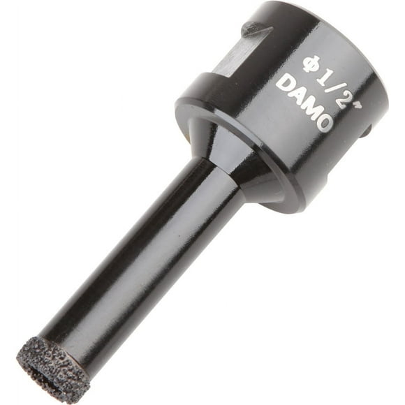 DAMO 1/2 inch Diamond Core Drill Bit for Porcelain, Ceramic, Tile, Granite, Marble, Stone & Brick, Hole Saw 13mm