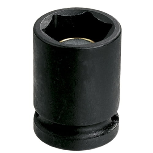 Grey Pneumatic 2028RG 1/2" Drive x 7/8" Magnetic Standard Impact Socket, 6-Point