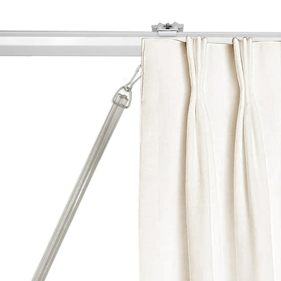 1/2" Dia Fluted Clear PVC Baton with Metal Snap - 36 inch long ( 2 pcs )