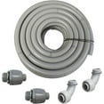 1/2" Dia x 25 ft) Flexible PVC Non Metallic UL Liquid Tight Electrical
