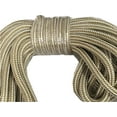 thumbnail image 1 of 1/2" Double Braided Nylon Rope, Gold/White, 100 ft, 1 of 1