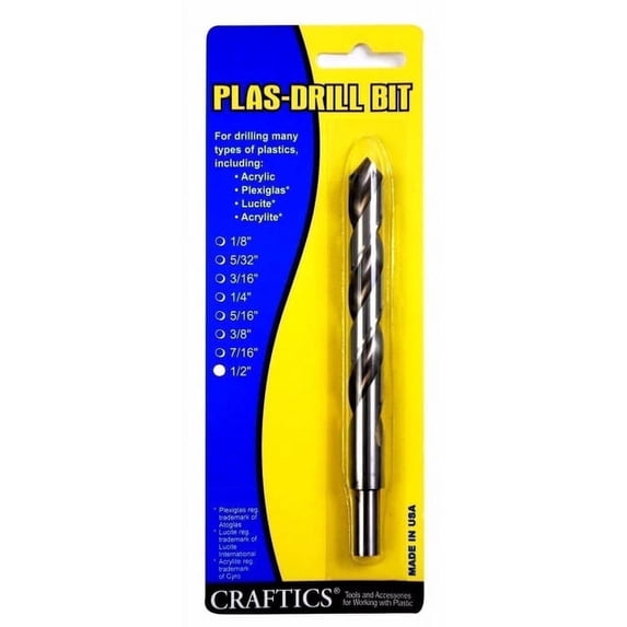 Craftics Plas-Drill Bit, 1/2