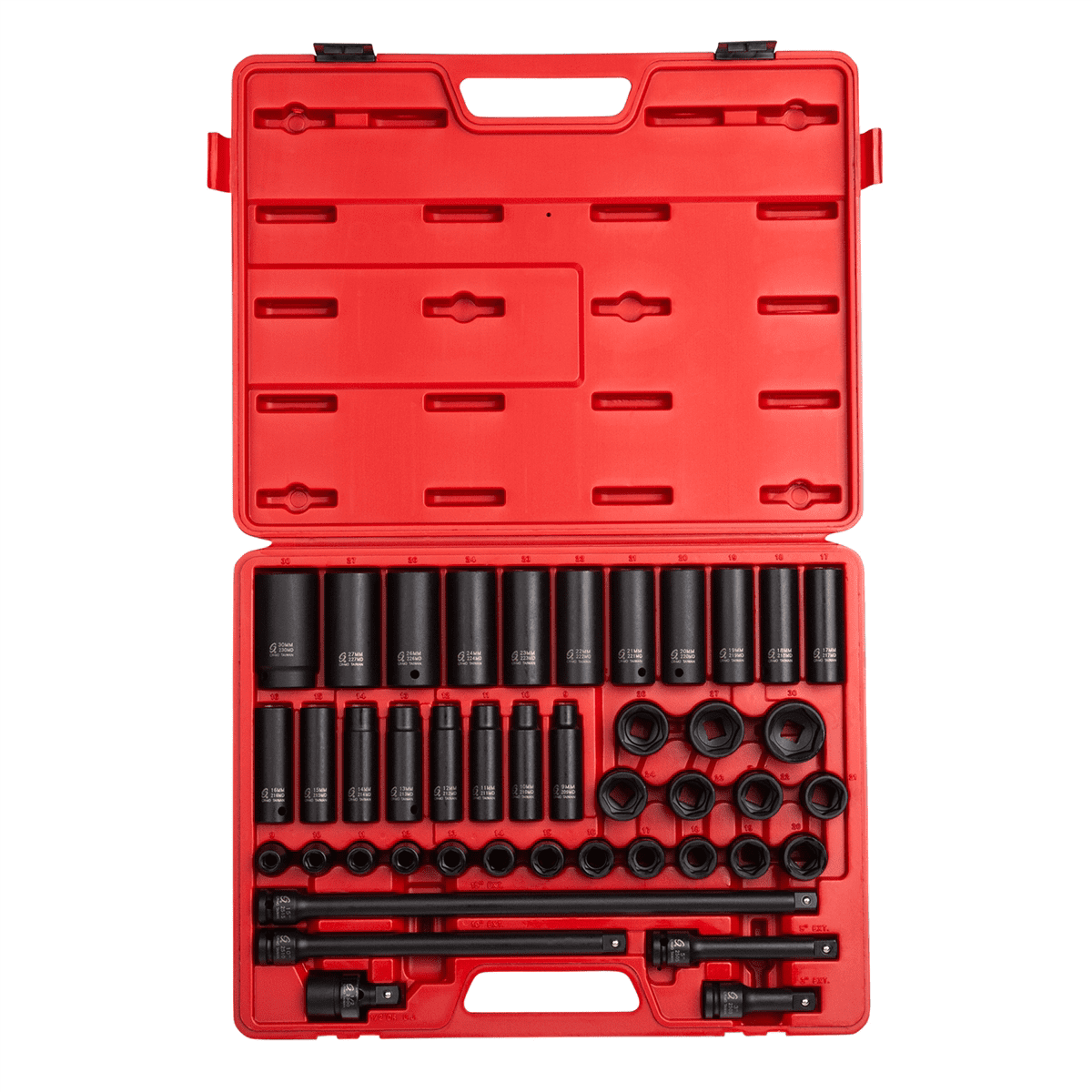1/2″ Drive 43 Piece Metric Master Impact Socket Se Sansujyuku sansujyuku.com