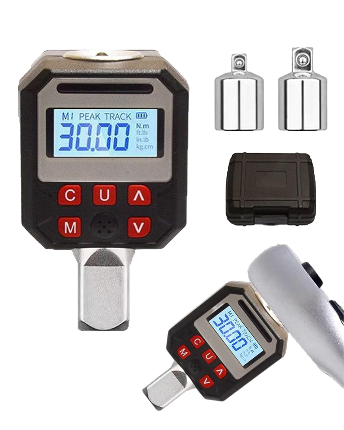 1/2" Drive Digital Torque Wrench Adapter with Buzzer & LED, High ...