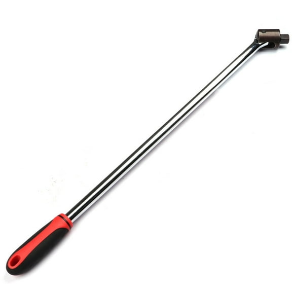 1/2" Drive Flexible Head Breaker Bar with Spring Loaded Ball Design for Automotive Repairs and Heavy Duty Maintenance