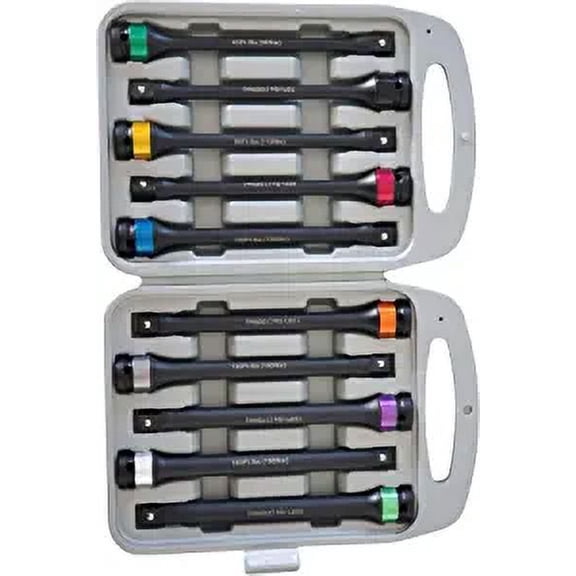 1/2" Drive Impact Socket Extension Bar (10 Extension Bar Set)