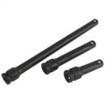 thumbnail image 1 of 1/2" Drive Impacted Impact Socket Extension Bar Set 75mm 125mm 250mm 3pc, 1 of 1