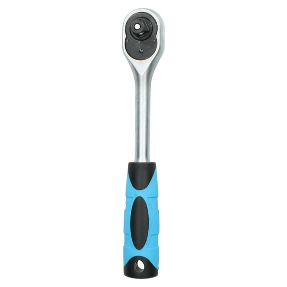 1/2" Drive Ratchet Socket Driver 72 Teeth Quick Release Reversible Soft Grip