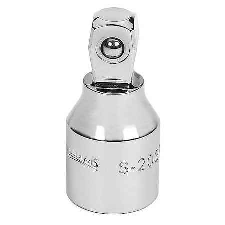 1/2" Drive Wobble Extension, 20" Overall Length, Chrome Finish, Ball & Spring Socket Retention. Provides 16 of Additional Accessibility. Williams USA # JHWS-220P