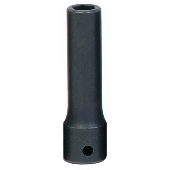 1/2" Drive to 3/8" Drive Impact Adaptor, 2-1/4" Overall Length, Black Industrial Finish, Spring Plunger Socket Retention. Williams USA # JHW4-2F