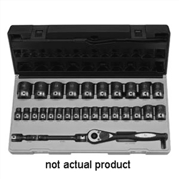 Grey Pneumatic 1/2" Drive x 30mm Standard Duo-Socket - 6 Point