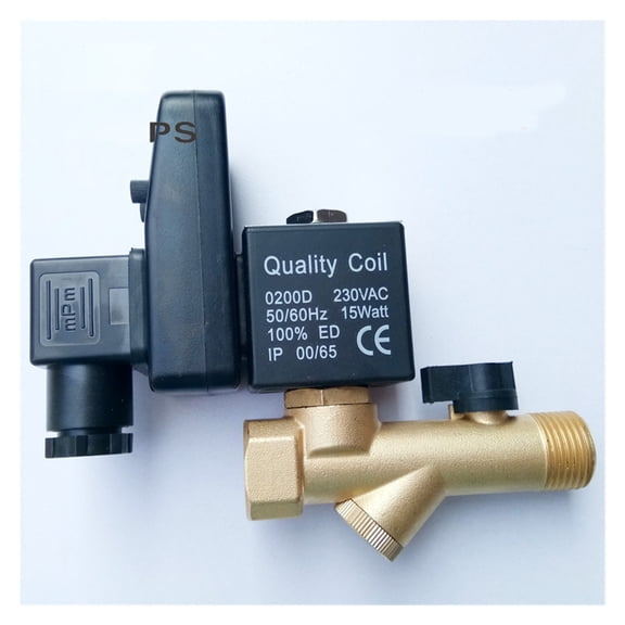 1/2" Electric Timer Auto Water Valve Electronic Drain Solenoid Valve For Air Compressor Condensate Electric Drain Valve ,Easy to Use