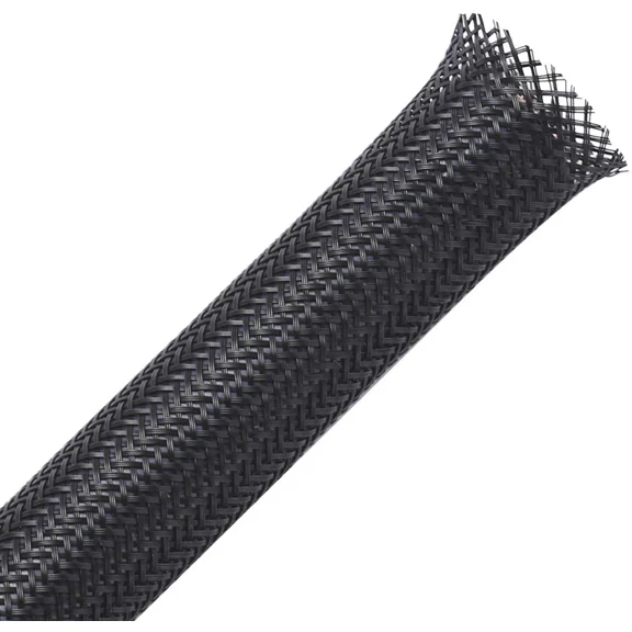 1/2" Expandable Wire Cable Sleeving Sheathing Braided Loom 50 Feet