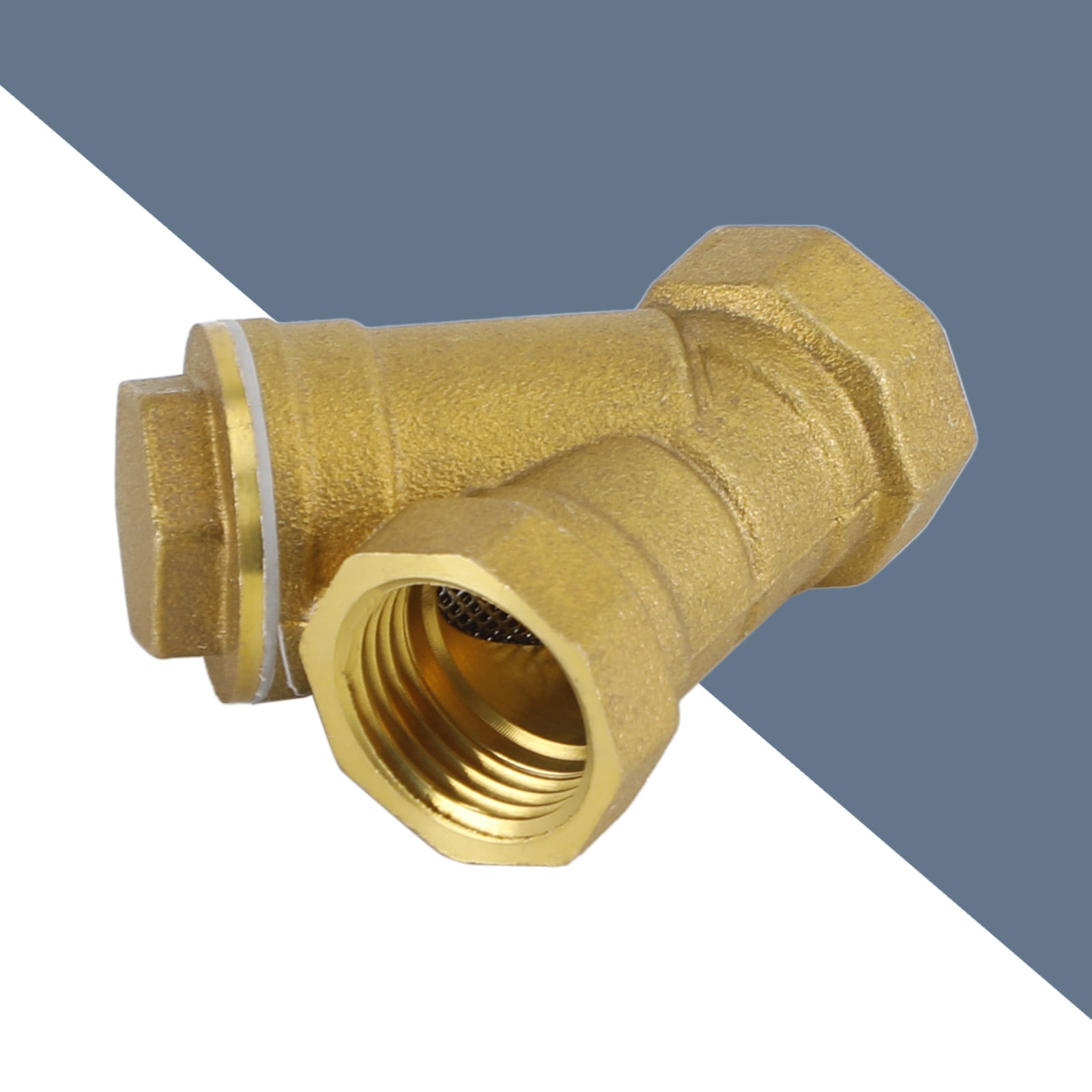 1/2 Female NPT Brass Y Strainer For Fire Alarm Lines and Plumbing