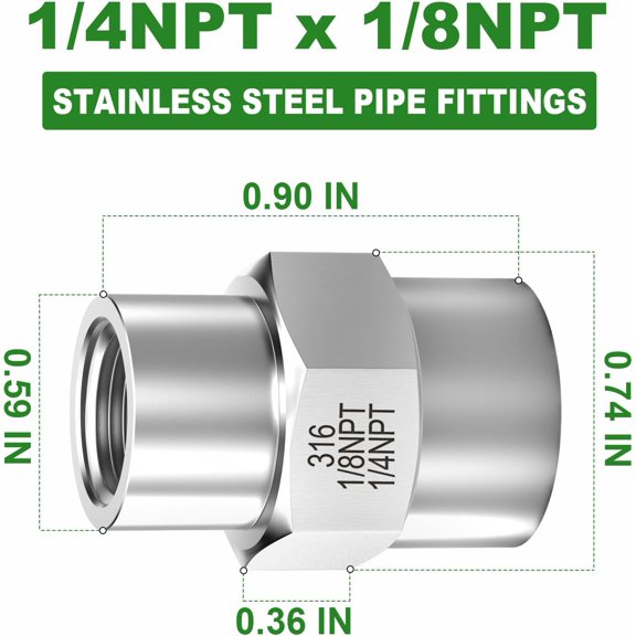 1/2" Flair-It Faucet Adapter  PEX & Gray Tubing Connector | No Crimp Compression RV Plumbing Fitting | Leak Resistant (2 Fittings)