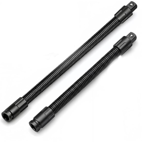 1/2 Flexible Shaft Extension Extender Torque Socket, 360° Bendable Flex Shaft for Ratchet Wrenches & Auto Repair in Tight Spaces