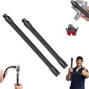 1/2 Flexible Shaft Extension Extender Torque Socket, Ratchet Spanners Electric Wrench Connecting Rod, flexible socket extension, for Tight Spaces Hand Drive Automotive Repair Tools