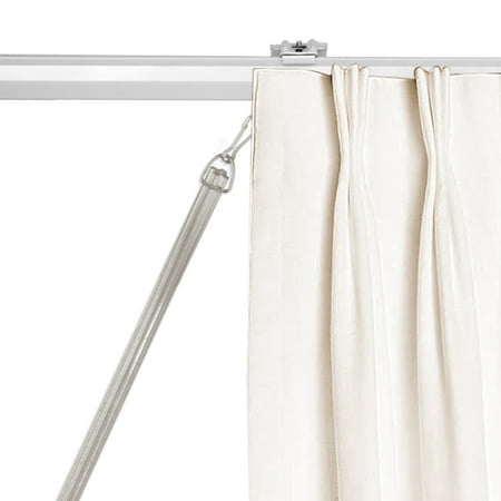 1/2" Fluted Clear PVC Baton with Metal Snap - 36 inch