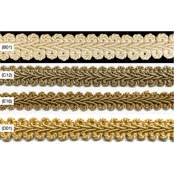 1/2" French Chinese Braig Gimp Trimming - 9 Yards