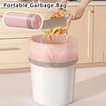 thumbnail image 1 of 1.2 Gallon Mini Bags Drawstring - 50 Count Thick Small Garbage Bags Unscented,Pink Can Liners Strong Little Waste Basket Bags for Home Bathroom Office Car Bathroom Kitchen Small Can, 1 of 8