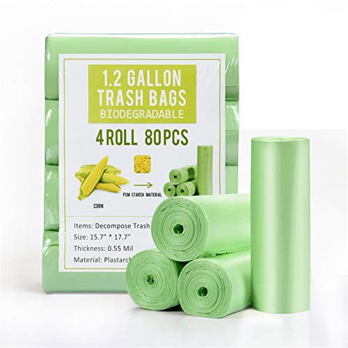 1.2 Gallon Small Garbage Bags Biodegradable 5 Liter Mini Compostable