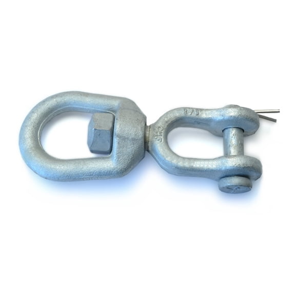 1/2" Galvanized Steel Jaw & Eye Swivels (1 pcs.)