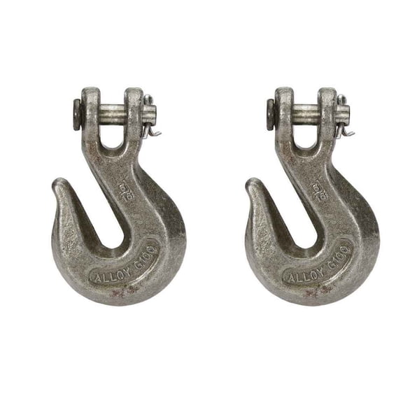 1/2" Grade 100 Clevis Grab Hook - 2 Pack