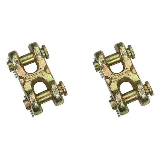 1/2" Grade 70 double clevis hook - 2 Pack
