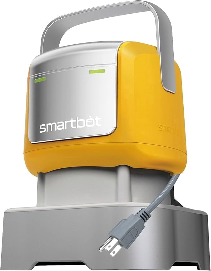 Smartbot Portable Sump Pump Automatic Switch, Powerful 1/2 HP Motor, 3000GPH High Flow Submersible Multiple Adaptors Water Pump for Swimming Pool, Garden Pond, Yellow