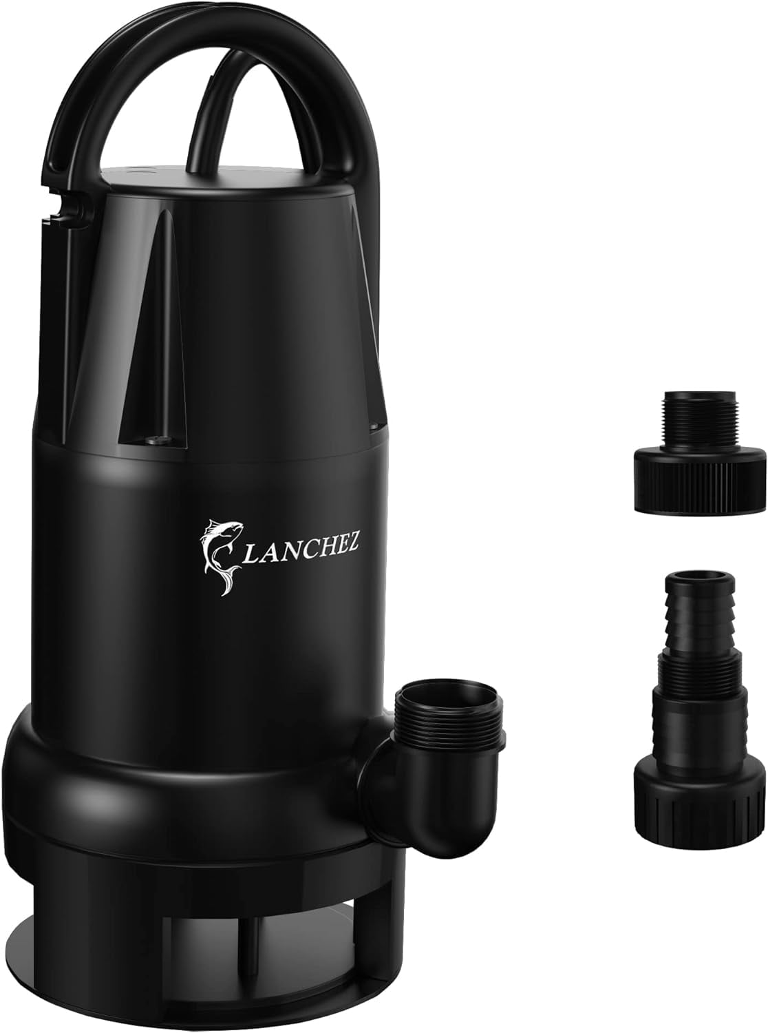 1/2HP Automatic Sump Pump, 2394GPH Submersible Water Pump,115V with 3/4"&1-1/2" Adapter Utility Pump Clean/Dirty,Portable Water Pump for Pool Draining Pond Basement
