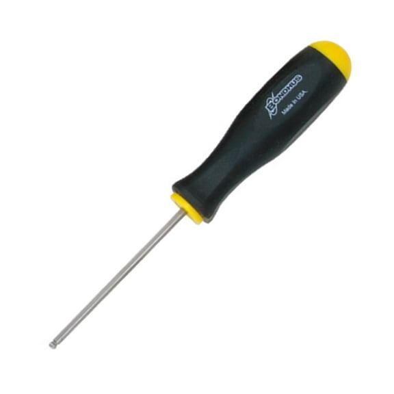 1/2" Hex (Allen) Balldriver Screwdriver, Protanium High Torque Steel With Briteguard Chrome Finish - Bondhus USA