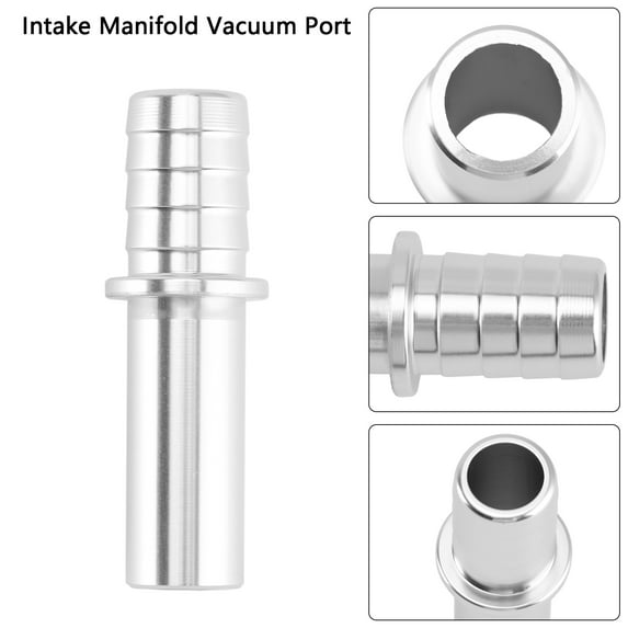 1/2" Hose Barb Vacuum Port Fitting For LS Truck Intake Manifold Rear Brake Boost LQ4