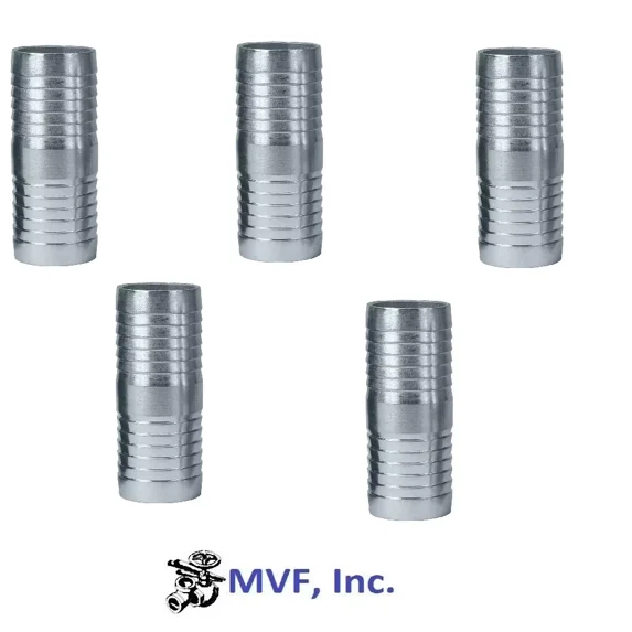 1/2" Hose Mender Zinc Plated Steel (For 1/2" Id Hose) Splicer (5-Pack) Sf050Mx5