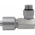 thumbnail image 1 of 1/2" Hose X 1/2" RA90X Male SAE O-Ring Boss 90° Swivel Hydraulic Crimp Fitting, W-Series, 1 of 1