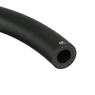 1/2" ID Fuel Line Hose 7/8" OD 2ft Black Rubber Oil Hose for Fuel System, Oil, Lubricant