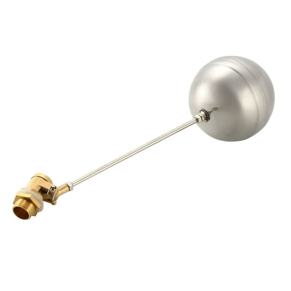 1/2-INCH Male Thread Water Sensor Float Stainless Steel Floating Valve Ball