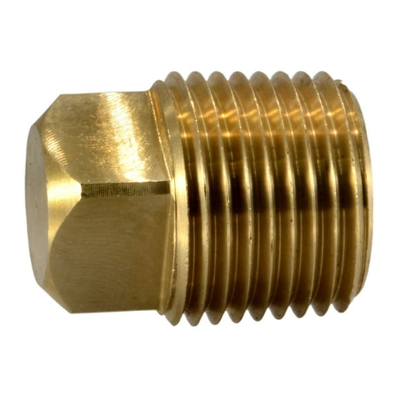 1/2" IP Brass Square Head Plugs (2 pcs.)