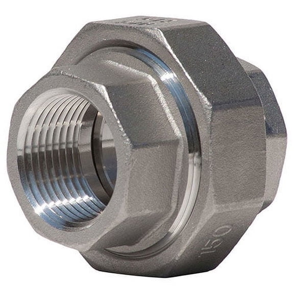 KINGDOM K487-08 KINGDOM 1/2" 304 Stainless Steel Union, FNPT