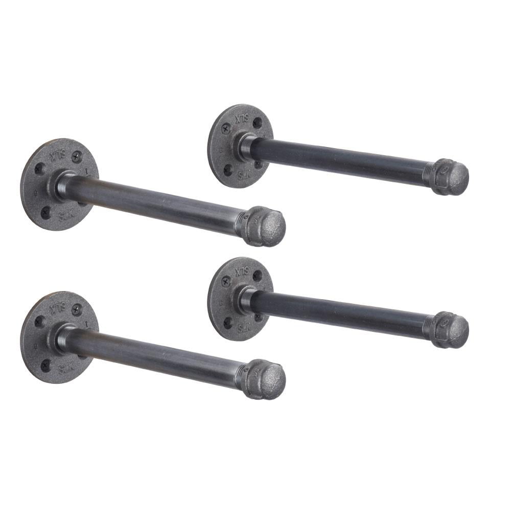 1/2 In  X 12 In Shelf Bracket Kit, 4 Pack