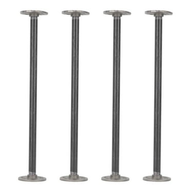 1/2 In  X 18 In  Pipe Table Legs - 4 Pack