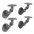 thumbnail image 1 of 1/2 In X 2 In Double Flange Angled Bracket Kit, 4 Pack, 1 of 10